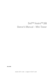 Dell Vostro 200 Owner's Manual