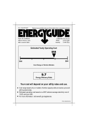 LG LW7013HR Additional Link - Energy Guide