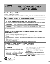 Samsung ME17H703SHS/AA User Manual (English)