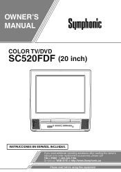 Symphonic SC520FDF Owner's Manual