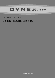 Dynex DX-L37-10A User Manual (English)