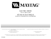 Maytag MED5700TQ Use and Care Guide