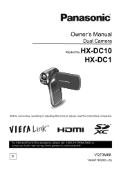 Panasonic HXDC1 HXDC1 User Guide