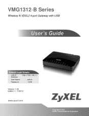 ZyXEL VMG1312-B30A User Guide