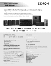 Denon DHT487DV Literature/Product Sheet