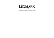Lexmark S415 Quick Reference