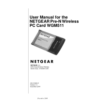 Netgear WGM511 WGM511 Reference Manual