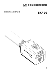 Sennheiser SKP 30 Instructions for Use