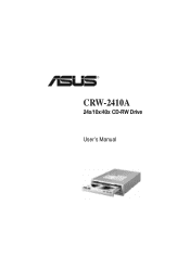 Asus CRW-2410A ASUS CRW-2410A Manual