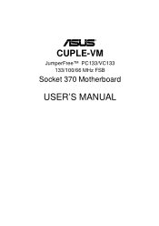 Asus CUPLE-VM CUPLE-VM User Manual