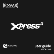 Audiovox XMCK20 User Guide