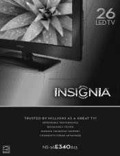 Insignia NS-26E340A13 Information Brochure (English)