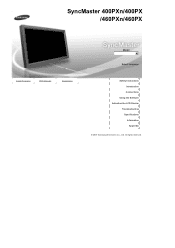 Samsung 460PX-BLACK User Manual