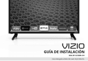 Vizio D24-D1 Quickstart Guide Spanish