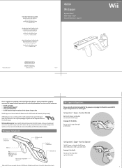 Nintendo 045496890186 Wii Zapper Manual