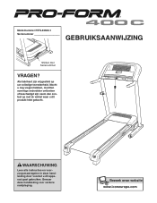 ProForm 400 C Treadmill Dutch Manual