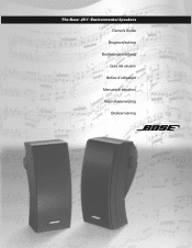 Bose 251 Outdoor Owner's guide