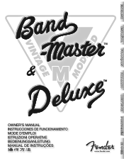 Fender Band-Master and Deluxe VM Owners Manual