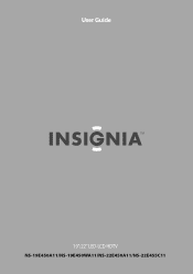 Insignia NS-19E450WA11 User Manual (English)