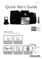 Philips MCM196D Quick start guide (English)