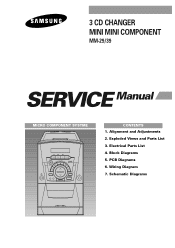 Samsung MM-39 Service Manual