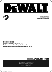 Dewalt D36000 Instruction Manual