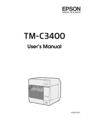 Epson ColorWorks/SecurColor C3400 Users Manual