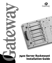Gateway 7400 Rackmount Installation Guide