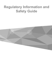 Gateway SX3785 Safety Guide