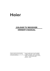 Haier 29FA12-AM User Manual