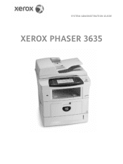 Xerox 3635MFP Systems Administrator Guide