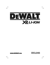 Dewalt DCL043 User Guide