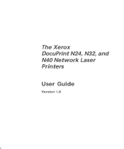 Xerox N24 User Guide