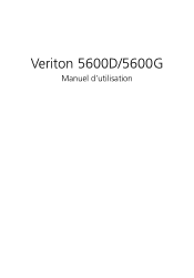 Acer Veriton 5600G Veriton 5600G User's Guide FR