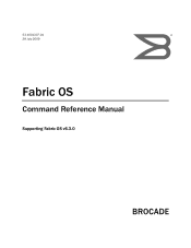 HP 8/24 Brocade Fabric OS Command Reference v6.3.0 (53-1001337-01, July 2009)