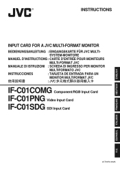 JVC IF-C01COMG Instruction Manual