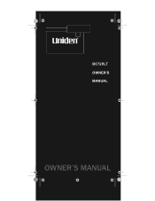 Uniden BC72XLT English Owners Manual