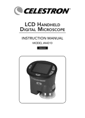 Celestron Portable LCD Digital Microscope 44310 LCD Handheld Microscope Manual (English, French, German, Italian, Spanish)