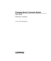 Compaq 400338-001 Compaq Server Console Switch User Guide