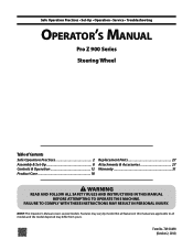 Cub Cadet PRO Z 972 SD Operation Manual