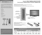 Dynex DX-L37-10A Quick Setup Guide (English)