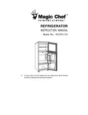 Magic Chef MCBR415S User Manual