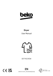 Beko B3T4924D Owners Manual