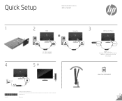 HP ENVY 27s 27-inch Display Quick Setup Guide