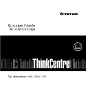 Lenovo ThinkCentre Edge 71z (Italian) User Guide