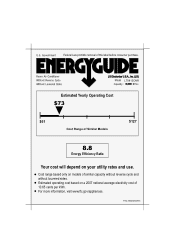 LG LT0813CNR Additional Link - Energy Guide
