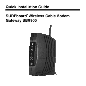 Motorola SBG900 Quick Installation Guide