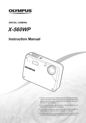 Olympus X-560WP X-560WP Instruction Manual (English)
