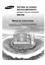 Samsung MM-ZB9 User Manual (user Manual) (ver.1.0) (Spanish)