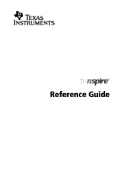 Texas Instruments NS/CLM/1L1/B Reference Guide